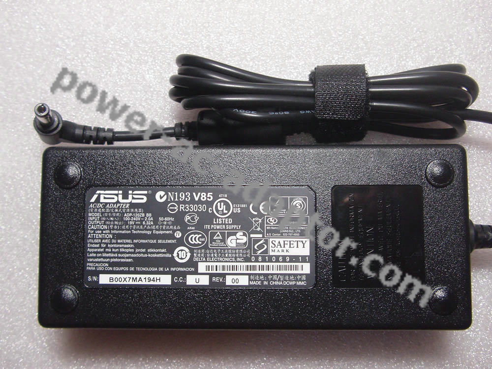 Original 19V 6.32A Asus N55SF-DS71/i7-2670QM Notebook AC Adapter